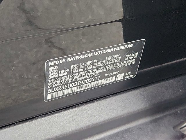 2026 BMW X5 xDrive40i Sports Activity Vehicle