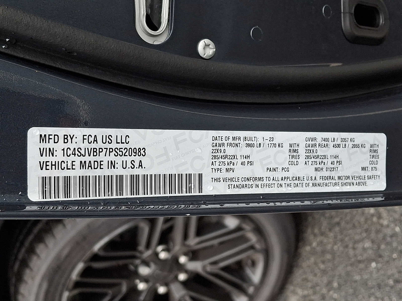 2023 Jeep Wagoneer Series II Carbide