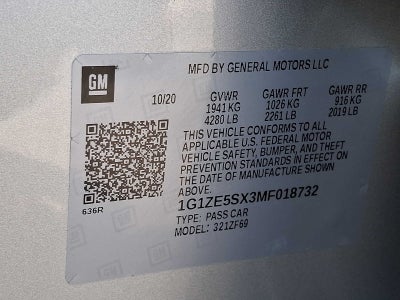 2021 Chevrolet Malibu Premier