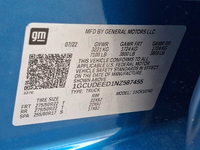 2022 Chevrolet Silverado 1500 RST