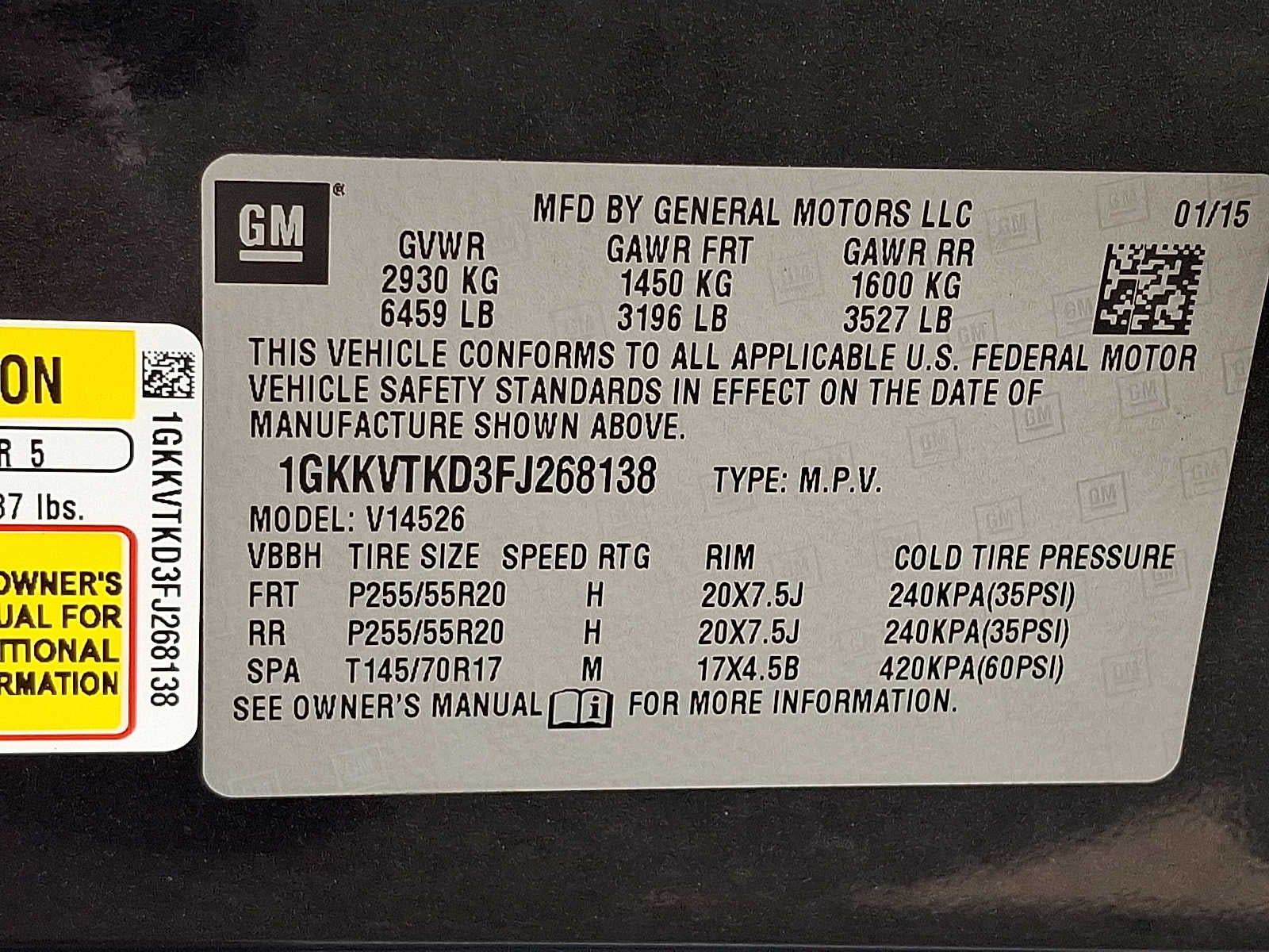 2015 GMC Acadia Denali