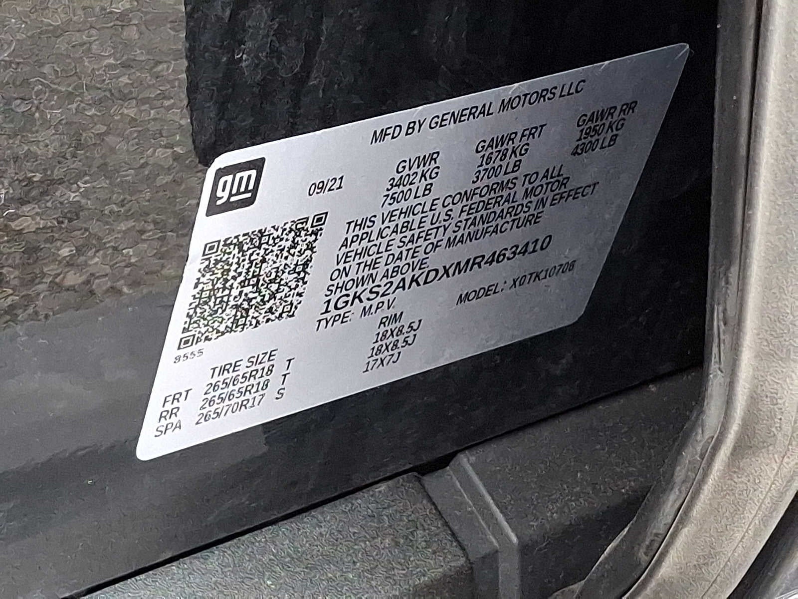 2021 GMC Yukon SLE