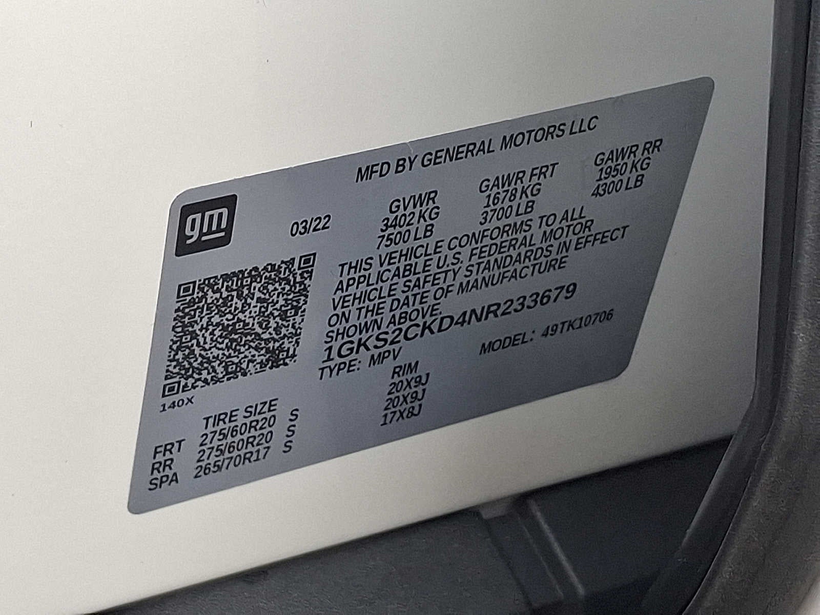 2022 GMC Yukon AT4