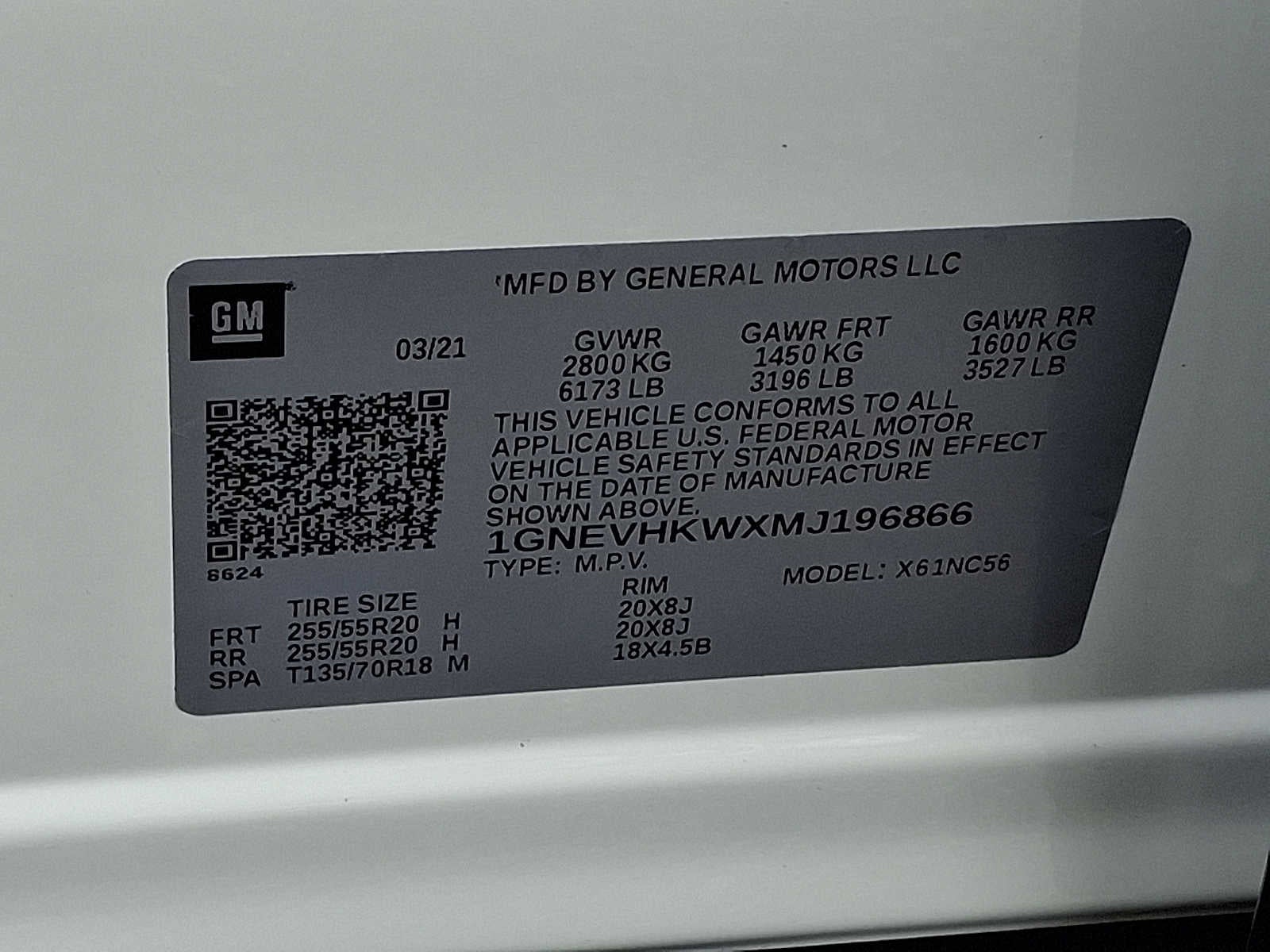 2021 Chevrolet Traverse LT Leather