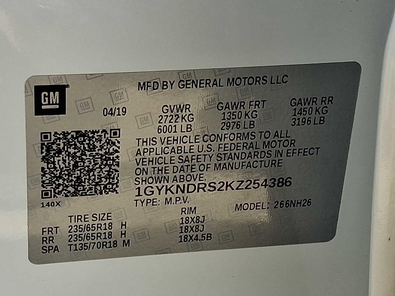 2019 Cadillac XT5 Luxury AWD