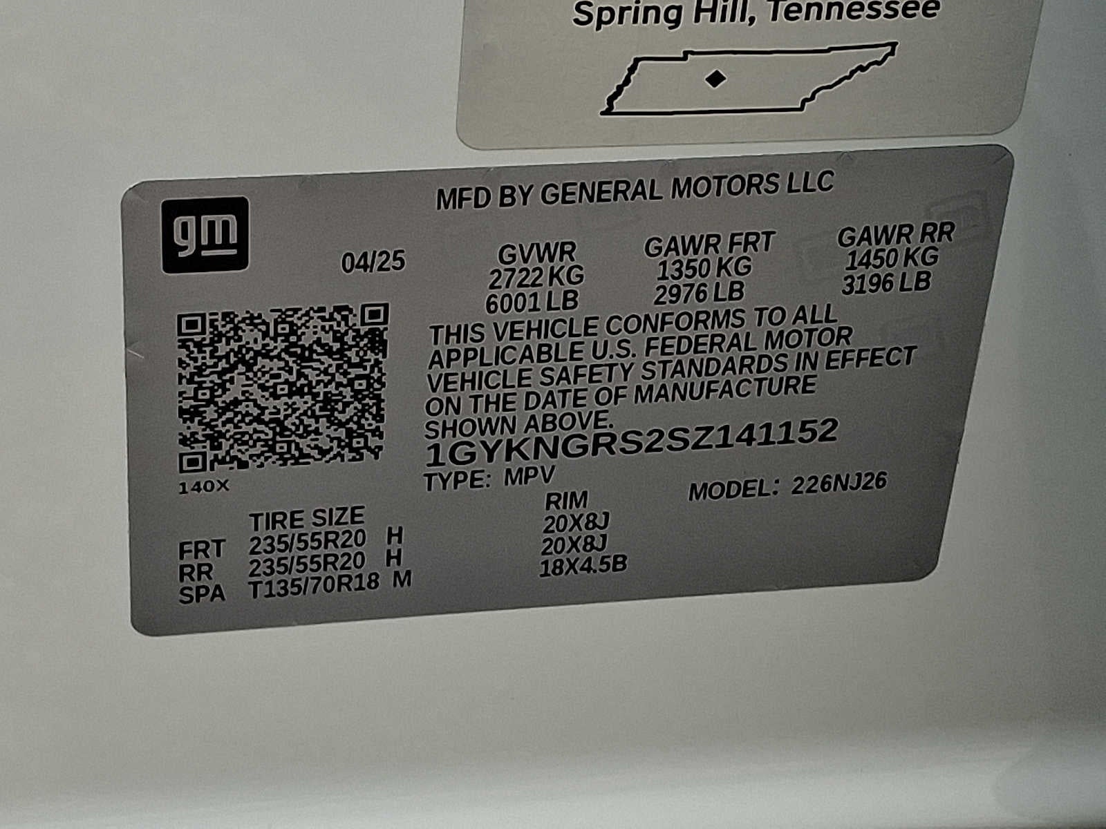2025 Cadillac XT5 Sport