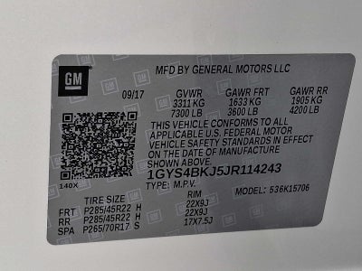 2018 Cadillac Escalade Luxury