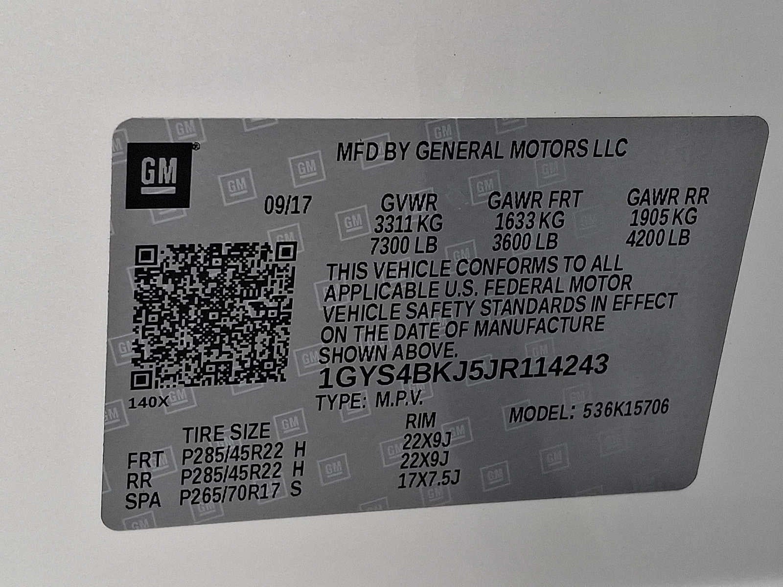 2018 Cadillac Escalade Luxury