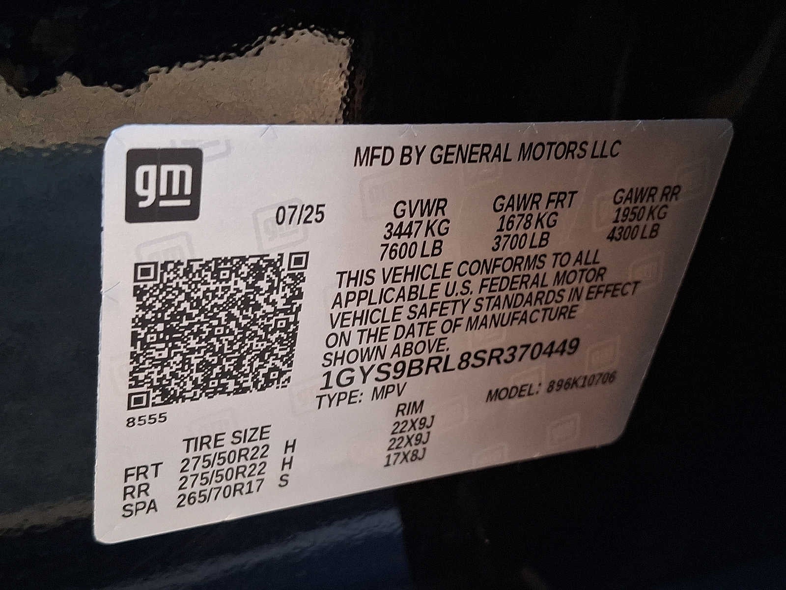 2025 Cadillac Escalade Premium Luxury