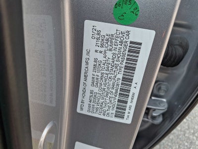2021 Honda Accord Sedan Sport SE