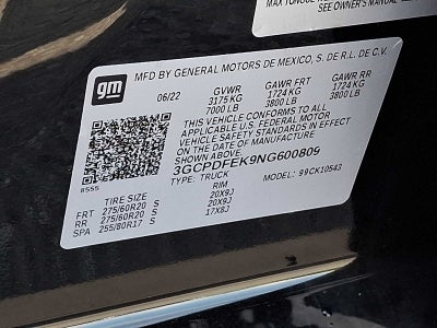 2022 Chevrolet Silverado 1500 LT Trail Boss