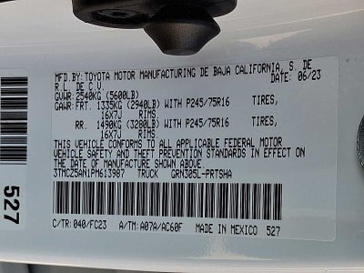 2023 Toyota Tacoma 4WD SR