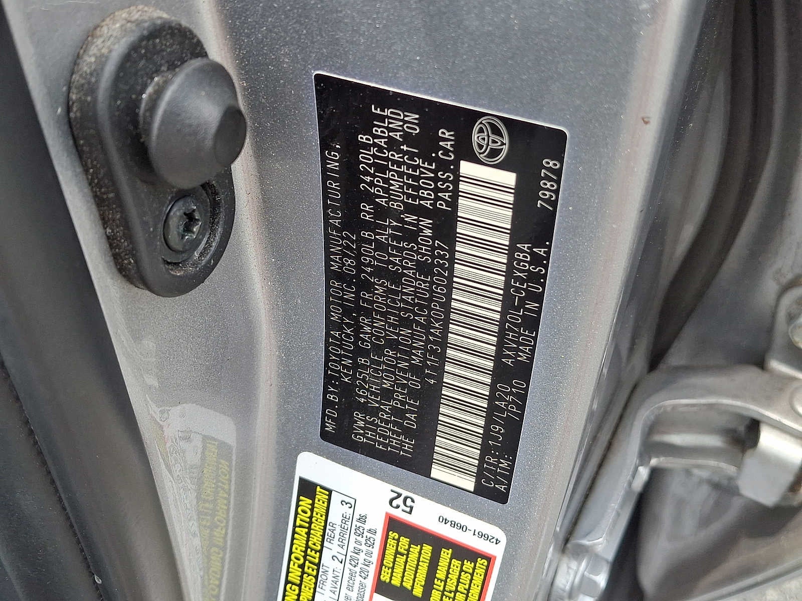 2023 Toyota Camry Hybrid XLE
