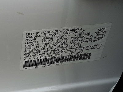 2023 Acura MDX w/Technology Package