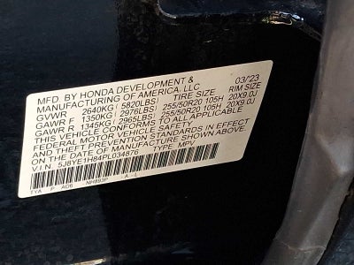 2023 Acura MDX w/Advance Package