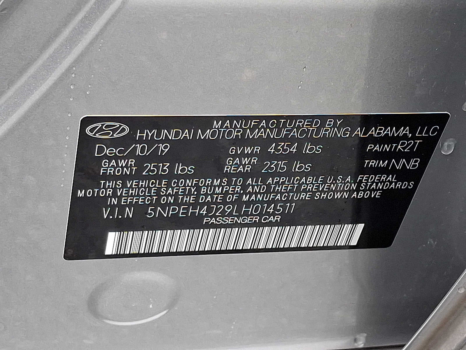 2020 Hyundai Sonata Limited