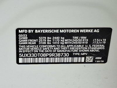 2023 BMW X4 xDrive30i