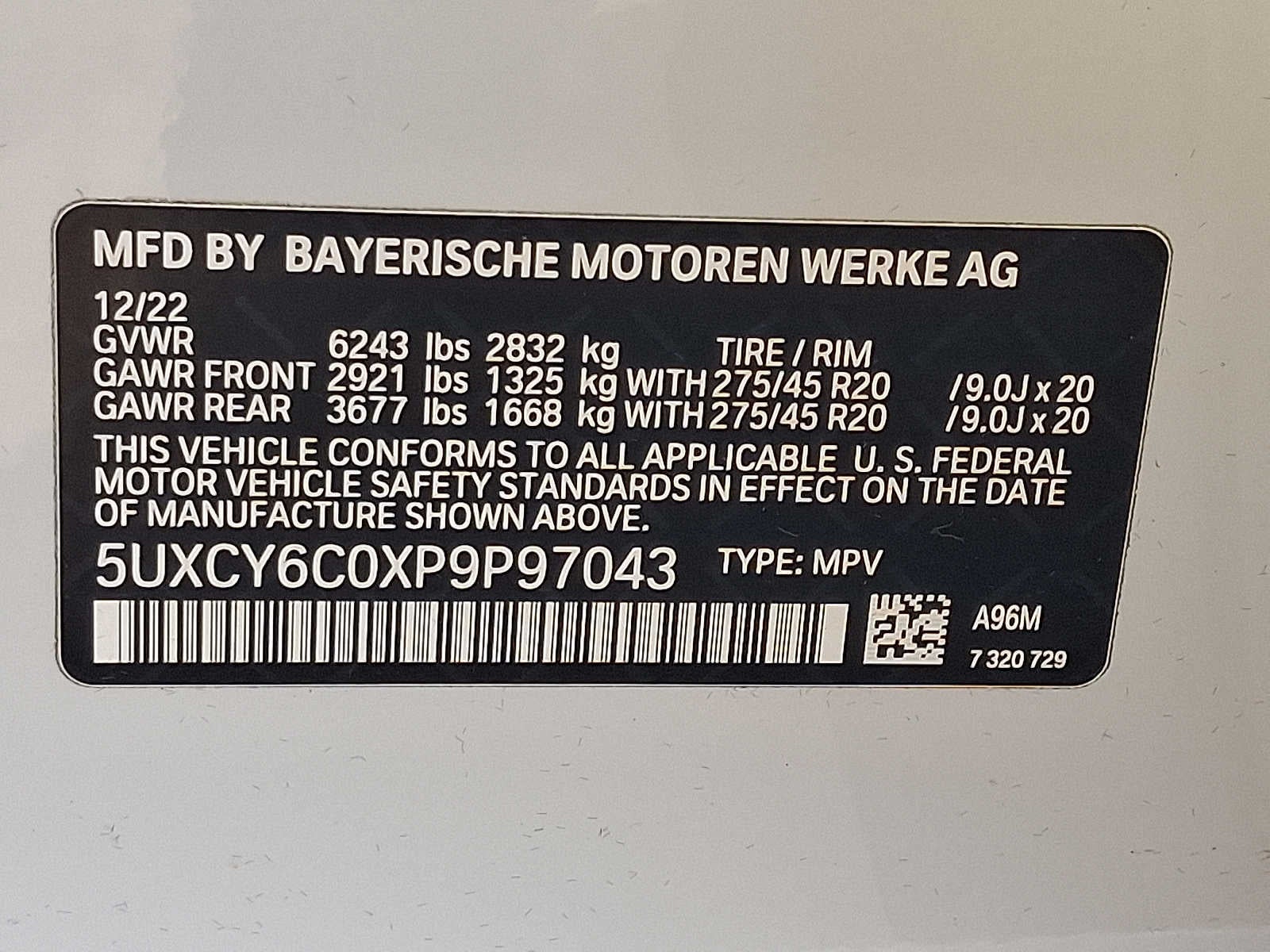 2023 BMW X6 xDrive40i