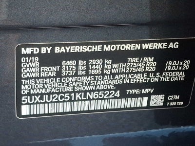 2019 BMW X5 xDrive50i