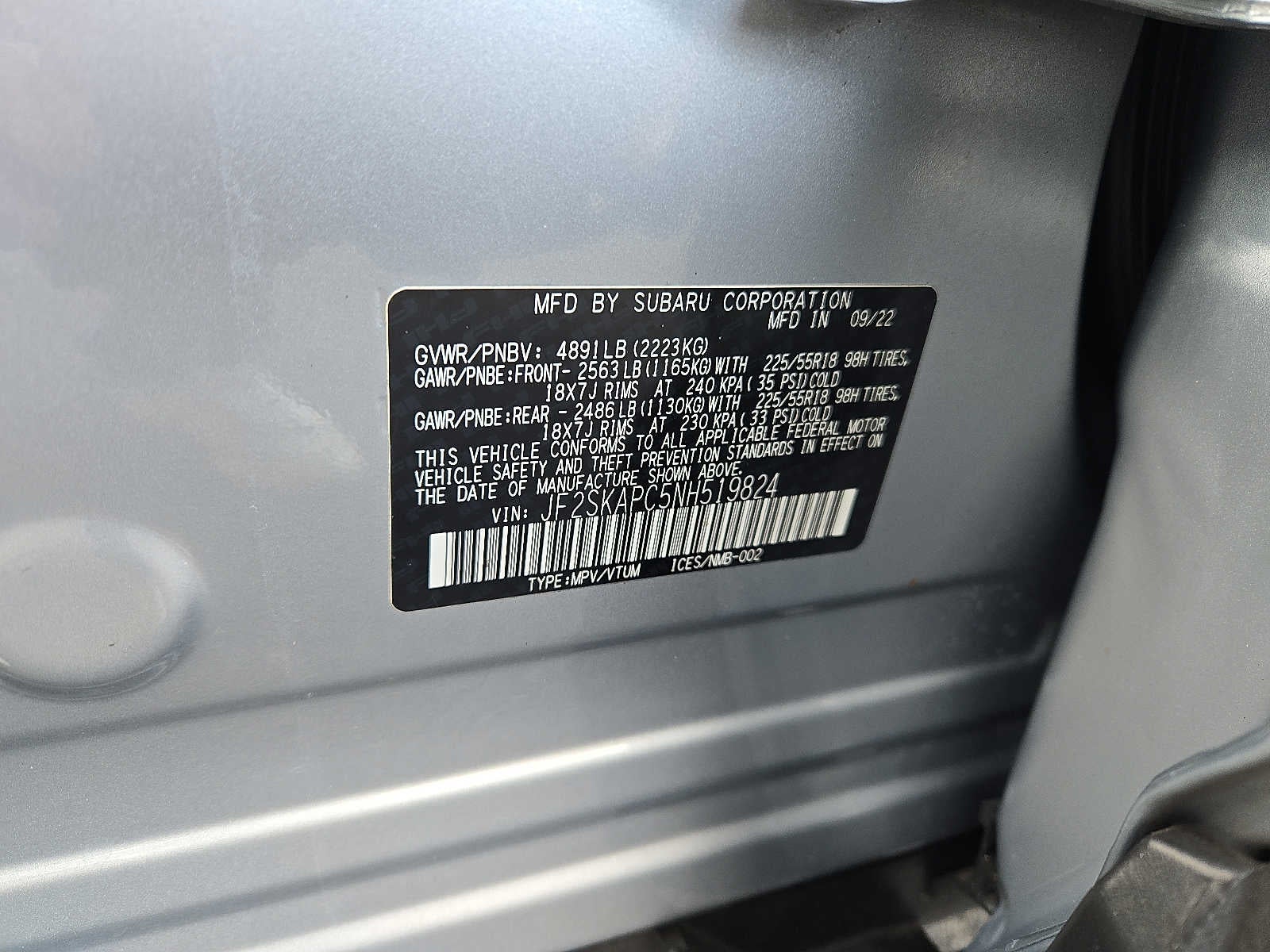 2022 Subaru Forester Limited