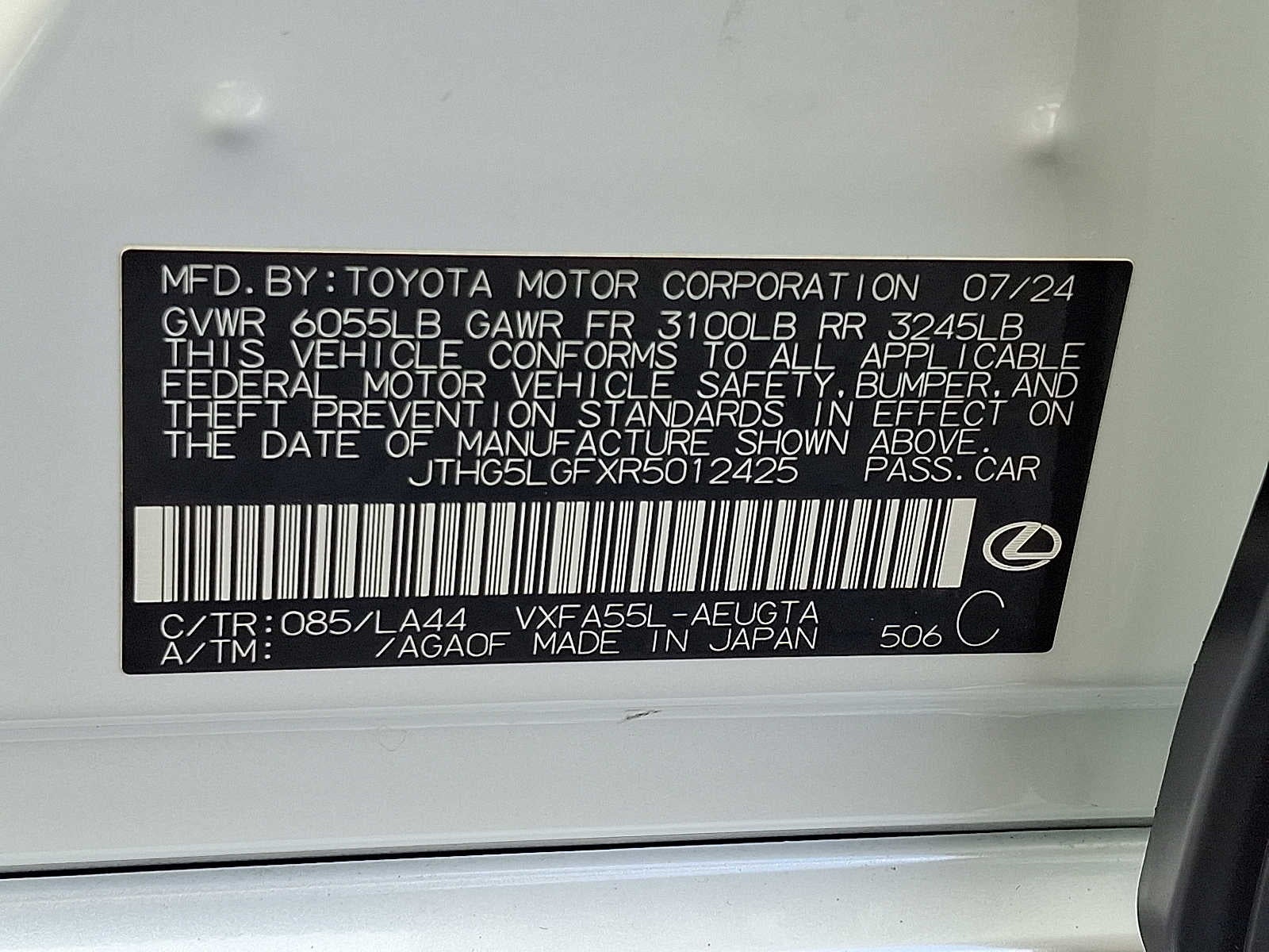 2024 Lexus LS LS 500