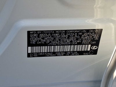 2025 Lexus IS IS 350 F SPORT