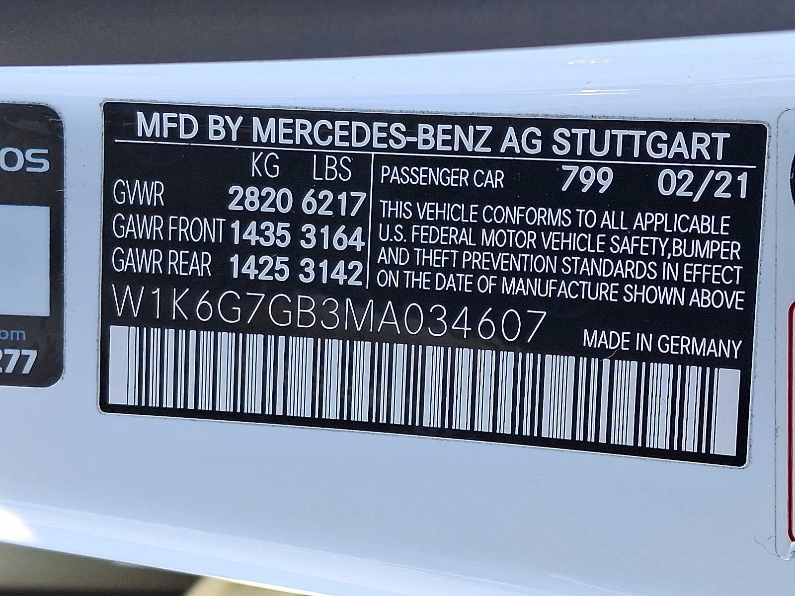 2021 Mercedes-Benz S-Class S 580