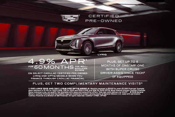 Open Road Cadillac of Morristown in Florham Park NJ
