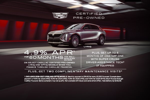 Open Road Cadillac of Morristown in Florham Park NJ