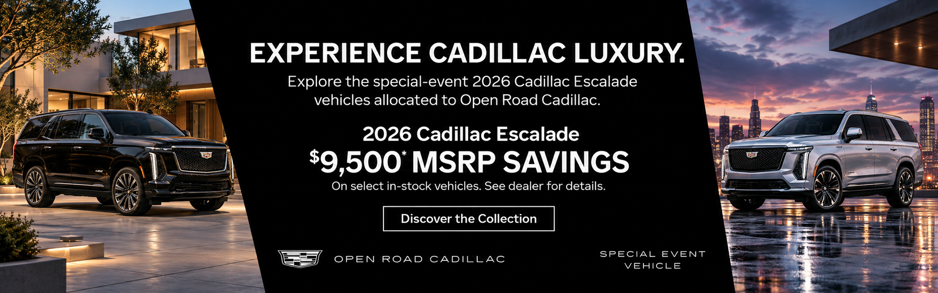 most savings on an escalade in the us.